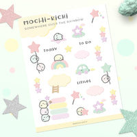 Mochikichi Rainbow Planner Sticker Bundle/ 3rd Anniversary Kit