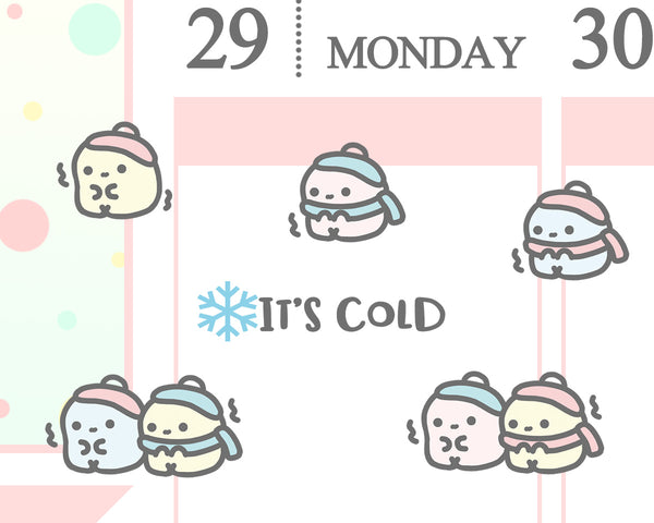 It's Cold Planner Sticker/ Cold Weather Planner Sticker