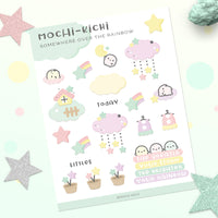 Mochikichi Rainbow Planner Sticker/ Shooting Star Sticker