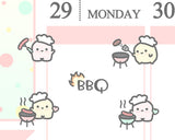 Barbecue Planner Sticker/ BBQ Planner Sticker/ Grill Sticker