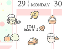 Fall Baking Planner Sticker/ Autumn Planner Sticker