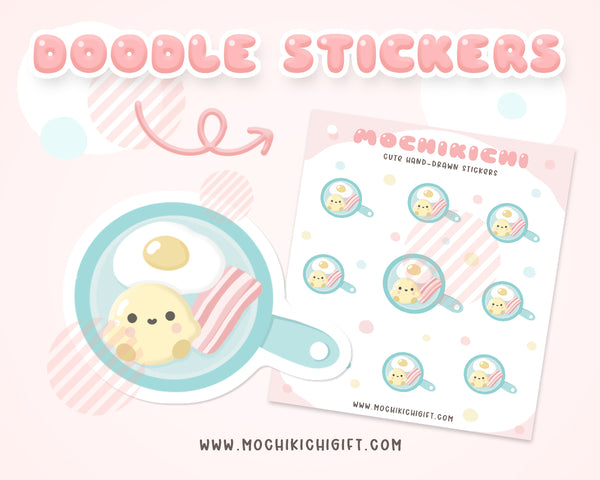 Breakfast Sticker/ Bacon And Egg Sticker/ Food Planner Sticker