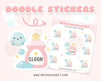 Cleaning Sticker/ Daily Chores Planner Sticker/ Wash Dishes Planner Sticker