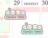 Family Time Planner Stickers/ Gathering Planner Stickers