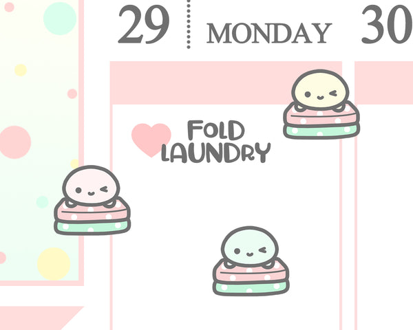 Fold Laundry Planner Sticker / Clothes Planner Sticker