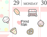 Food Fair Planner Sticker/ Food Truck Planner Sticker