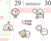 Fun Fair Planner Sticker/ Theme Park Planner Sticker