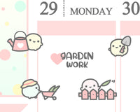 Gardening Planner Stickers/ Yard Work Planner Stickers
