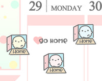Go Home Planner Sticker/ Arrive Home Planner Sticker