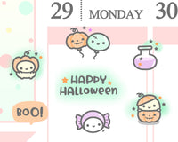Happy Halloween Planner Sticker/ Spooky Planner Sticker