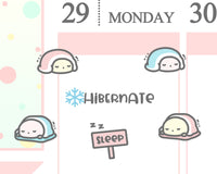 Hibernate Planner Sticker/ Sleeping Planner Sticker