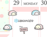 Hibernate Planner Sticker/ Sleeping Planner Sticker