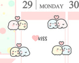 Kissing Planner Sticker/ Cute Couple Planner Sticker