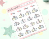 Kissing Planner Sticker/ Cute Couple Planner Sticker