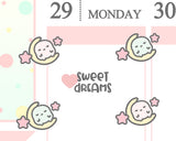 Sweet Dreams Planner Sticker/ Sleeping Planner Sticker