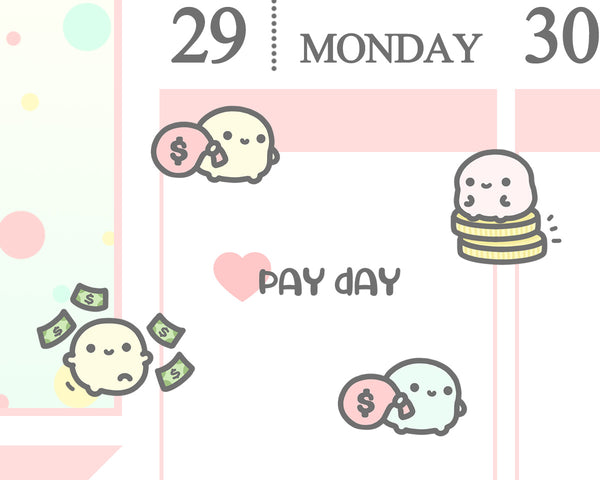 Payday Planner Stickers/ Saving Planner Stickers