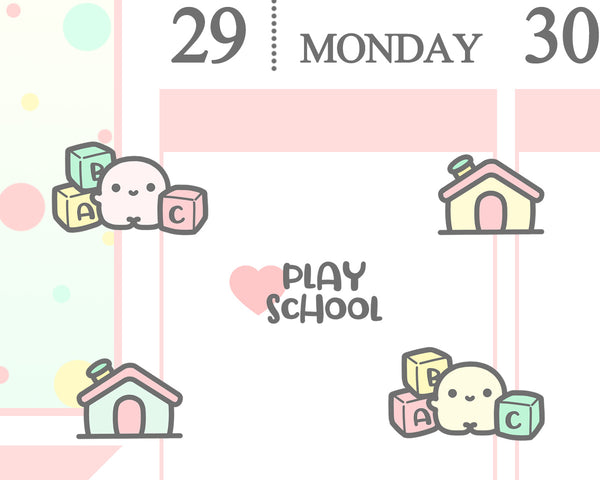 Play School Planner Sticker/ Daycare Planner Sticker