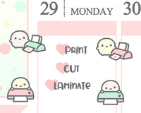 Print And Cut Planner Sticker/ Planning Time Planner Sticker