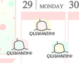 Quarantine Planner Sticker/ Feeling Lonely Planner Sticker