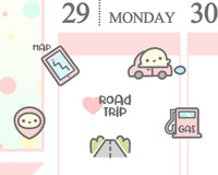 Road Trip Planner Sticker/ Travel Planner Sticker