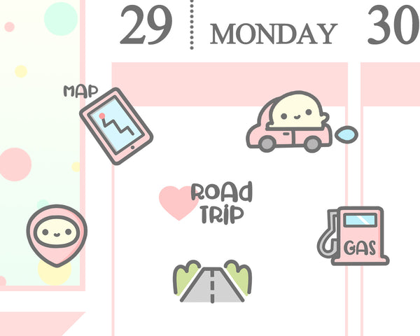 Road Trip Planner Sticker/ Travel Planner Sticker
