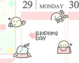 Shopaholic Planner Sticker/ Shopping Planner Sticker