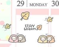Stay Warm Planner Sticker/ Autumn Planner Sticker