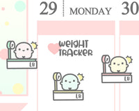 Body Weight Scale Planner Sticker/ Weight Tracker