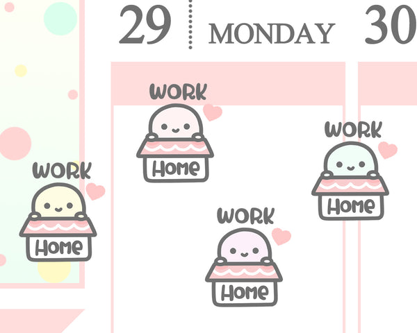 Work From Home Planner Sticker/ Home Business