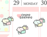 Online Shopping Planner Sticker/ Shopaholic Sticker