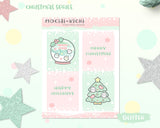 Glittery Christmas Ornament Full Box Planner Sticker Kit