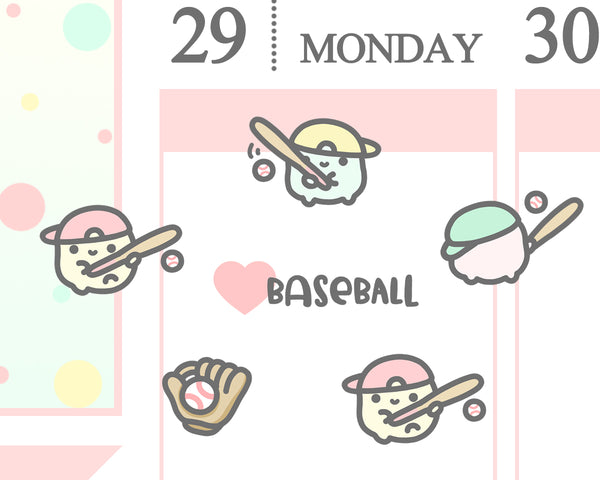 Baseball Planner Sticker/ Sports Planner Sticker