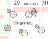 Basketball Planner Sticker/ Sports Planner Sticker