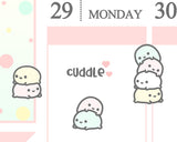 Cuddling Planner Sticker/ Mochikichi Planner Sticker