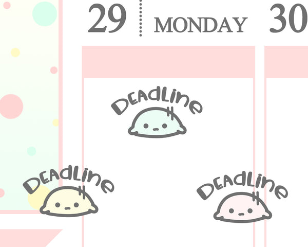 Deadline Planner Sticker/ Due Date Planner Sticker