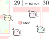 Cute Dizzy Planner Sticker/ Emoji Planner Sticker