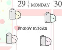Energy Tracker Planner Sticker/ Strength Planner Sticker