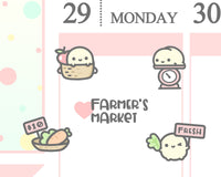 Farmer's Market Planner Sticker/ Eat Fresh Planner Sticker