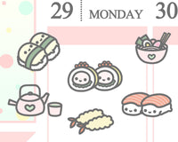 Japanese Food Planner Sticker/ Sushi Planner Sticker