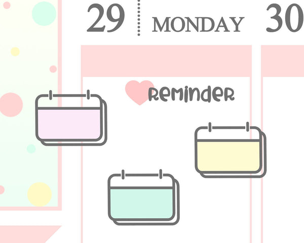 Fill in Yourself Calendar Sticker/ Event Reminder