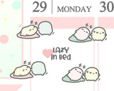 Lazy In Bed Planner Sticker/ Lazy Planner Sticker