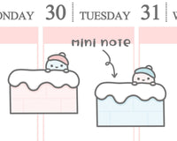 Chimney Note Planner Sticker/ Winter Functional Sticker