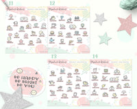 Cute 365 Days Wacky Holidays Planner Stickers