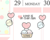 Love Is In The Air Planner Sticker/ Romance Planner Sticker