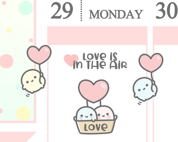 Love Is In The Air Planner Sticker/ Romance Planner Sticker