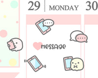 Messaging Planner Sticker/ Texting Planner Sticker