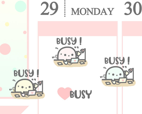 Busy Planner Sticker/ Workaholic Planner Sticker