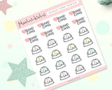 Sleep Coma Planner Sticker/ Sleep In Planner Sticker