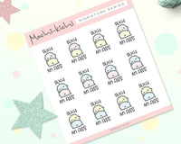 Such An Ass Planner Sticker/ Cute Emoji Planner Sticker