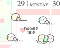 Doodle Time Planner Sticker/ Take Note Planner Sticker